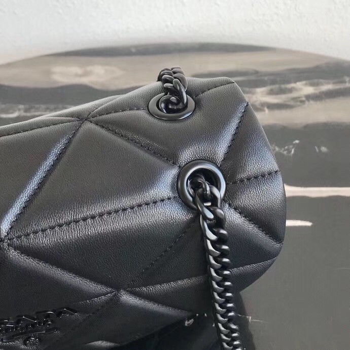 Pra*a spectrum medium bag in black nappa leather