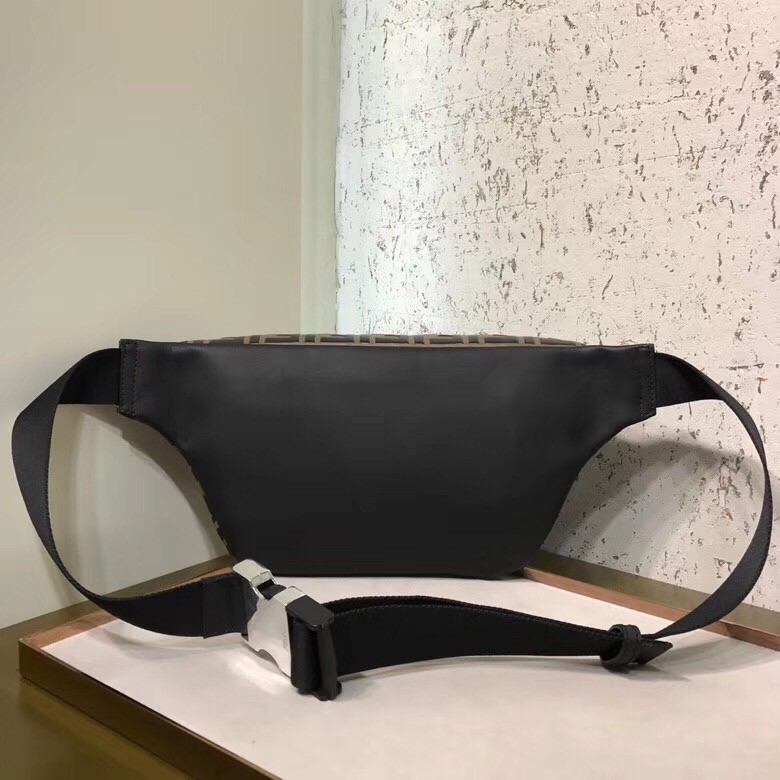 F**di belt bag in embossed ff motif calfskin