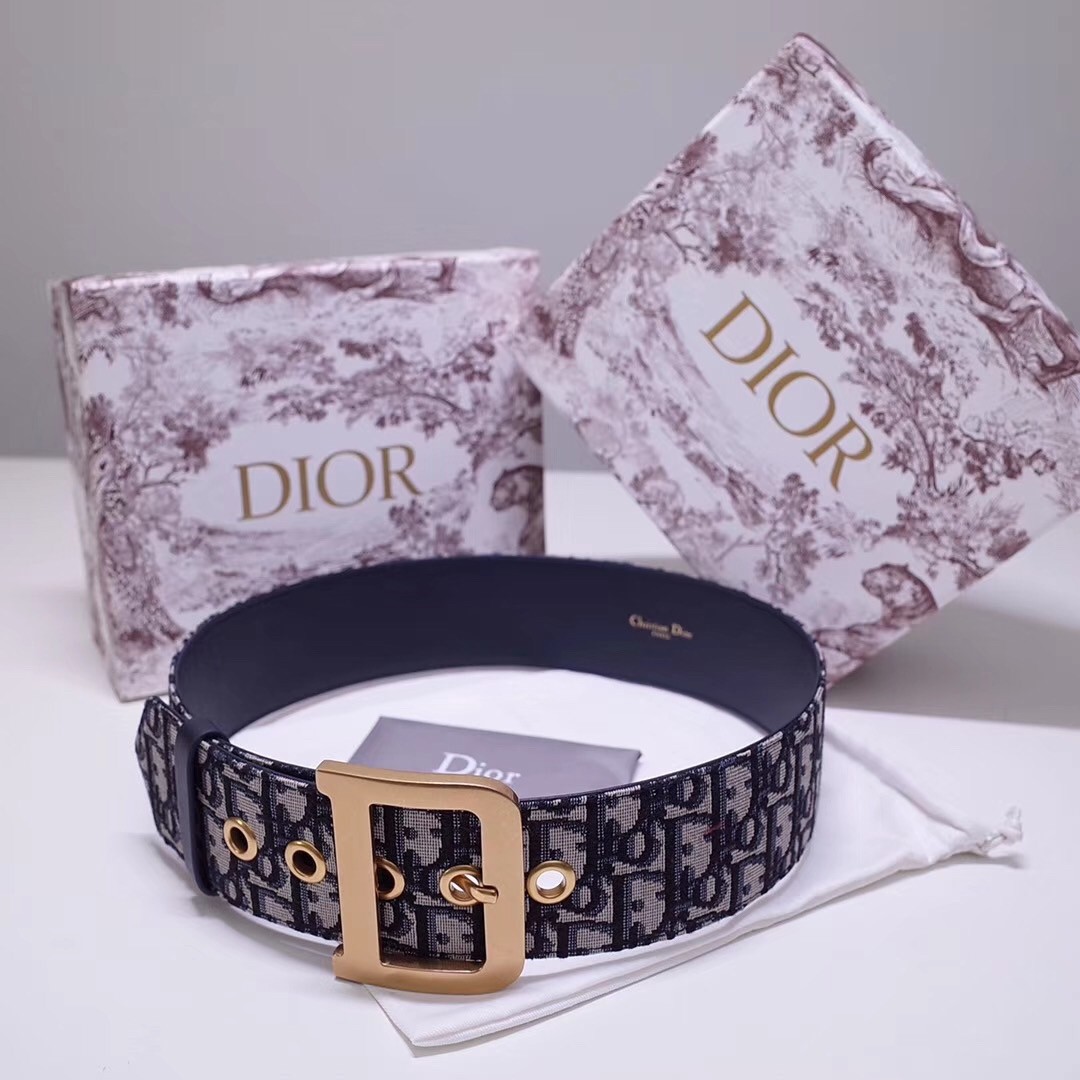 D*or D*orquake 55mm belt in blue oblique canvas