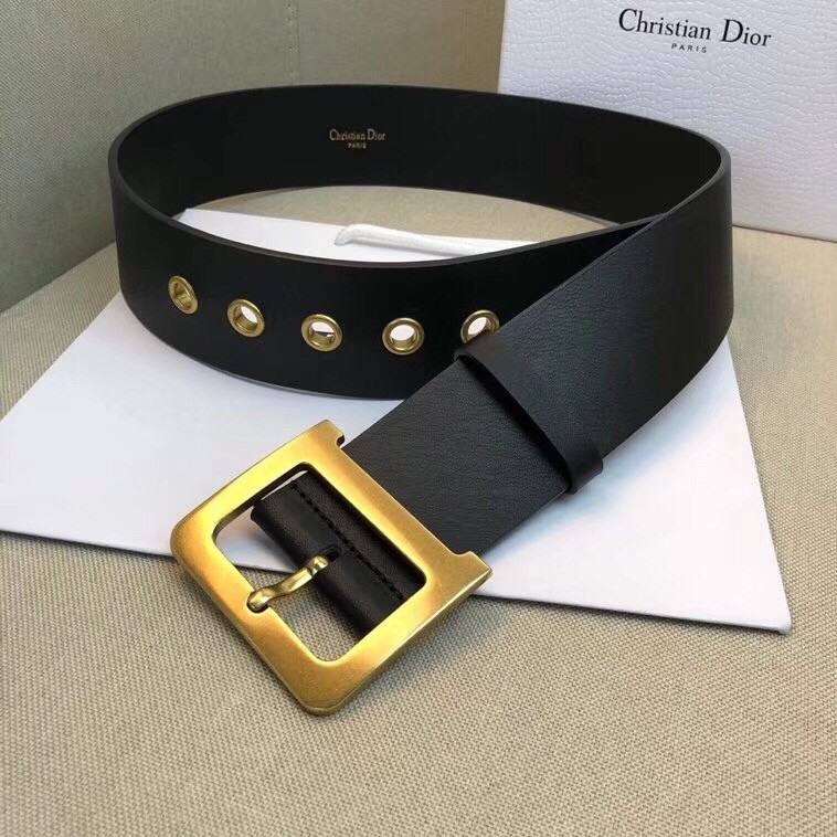 D*or D*orquake 55mm belt in black calfskin