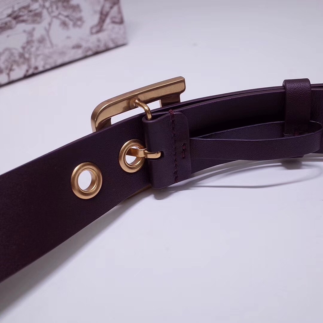D*or D*orquake 35mm belt in bordeaux calfskin