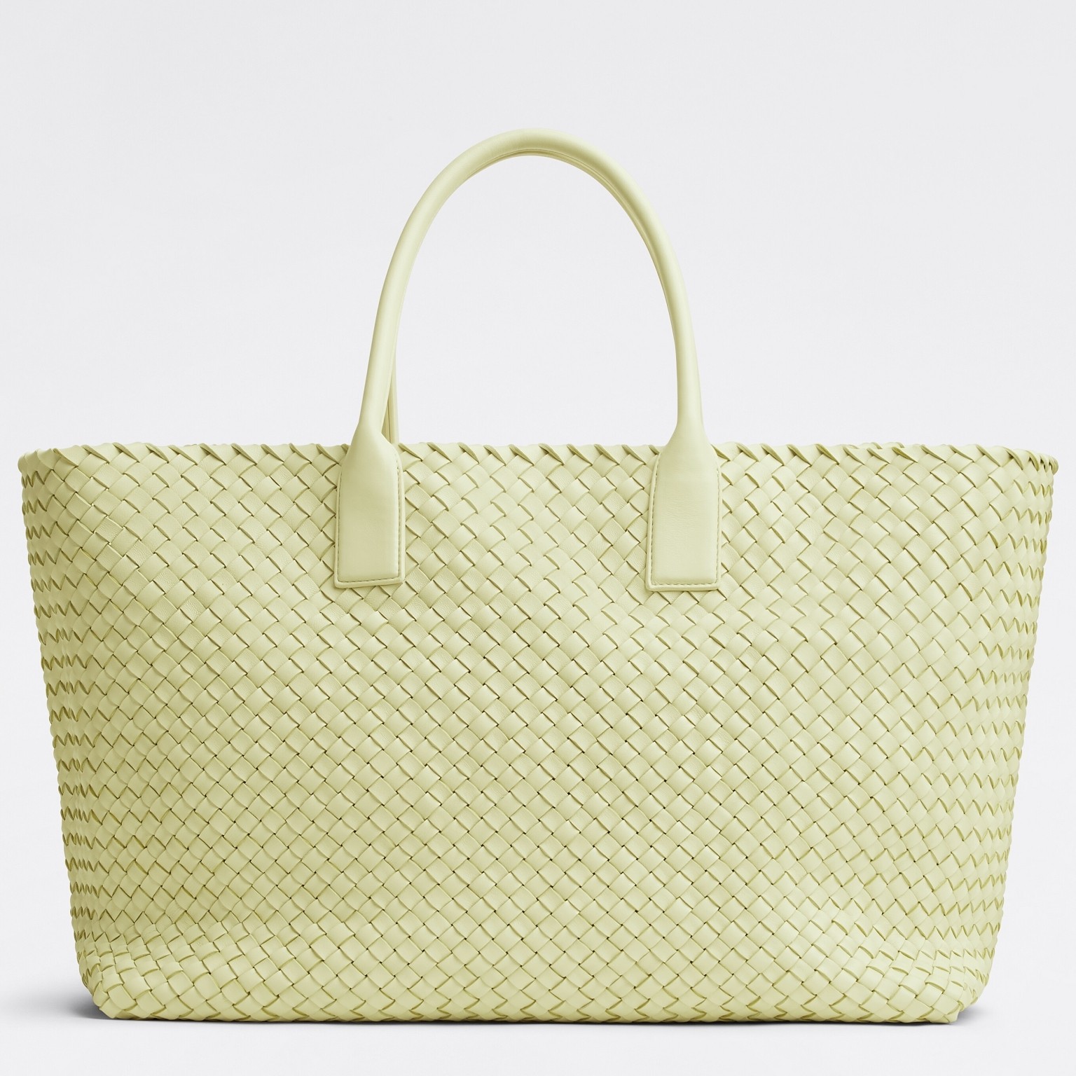 bo*te*ga Ve*ne*ta large cabat bag in zest washed intrecciato lambskin