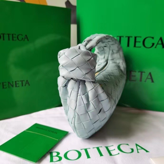 bo*te*ga Ve*ne*ta bv jodie mini bag in teal washed intrecciato lambskin