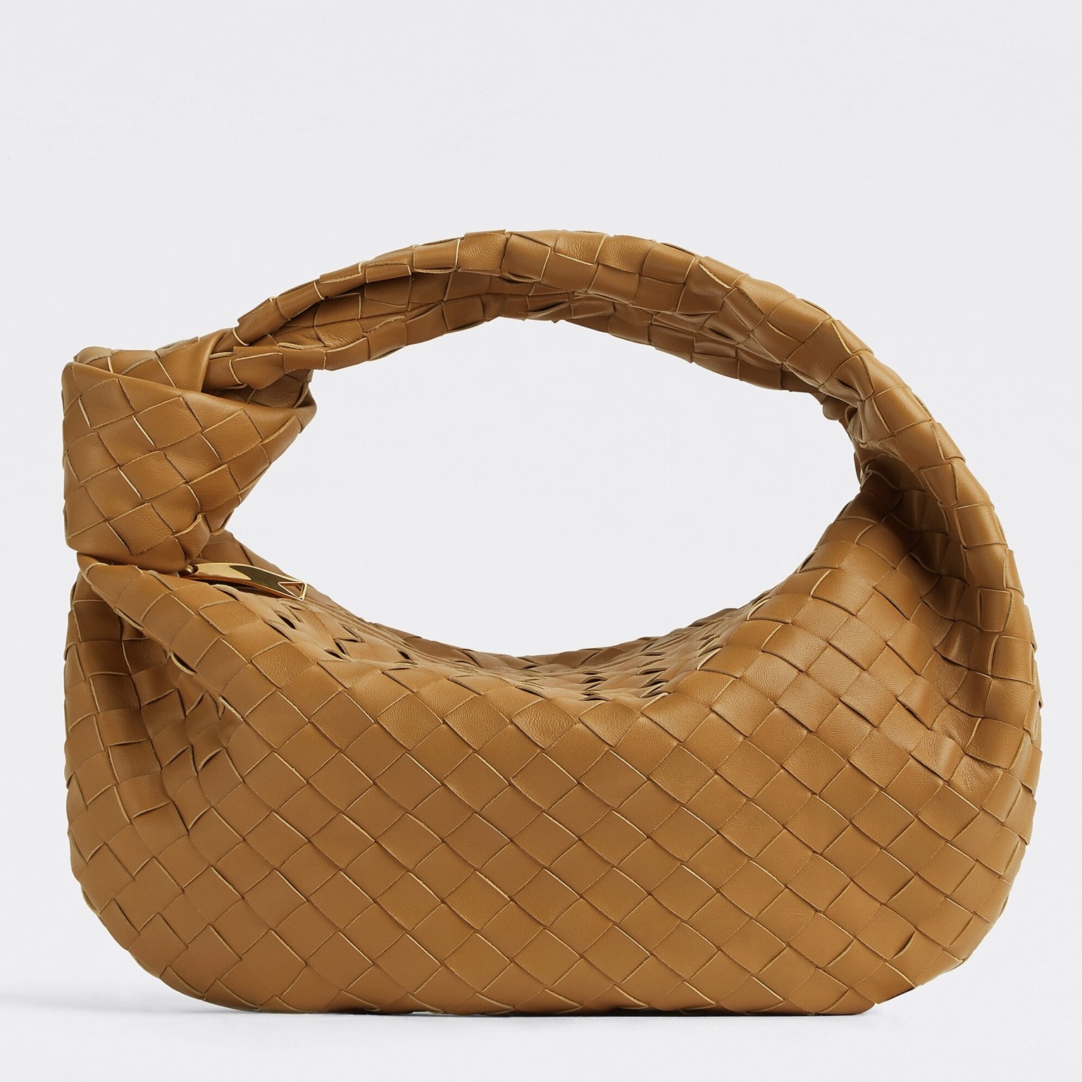 bo*te*ga Ve*ne*ta bv jodie small bag in caramel intrecciato leather