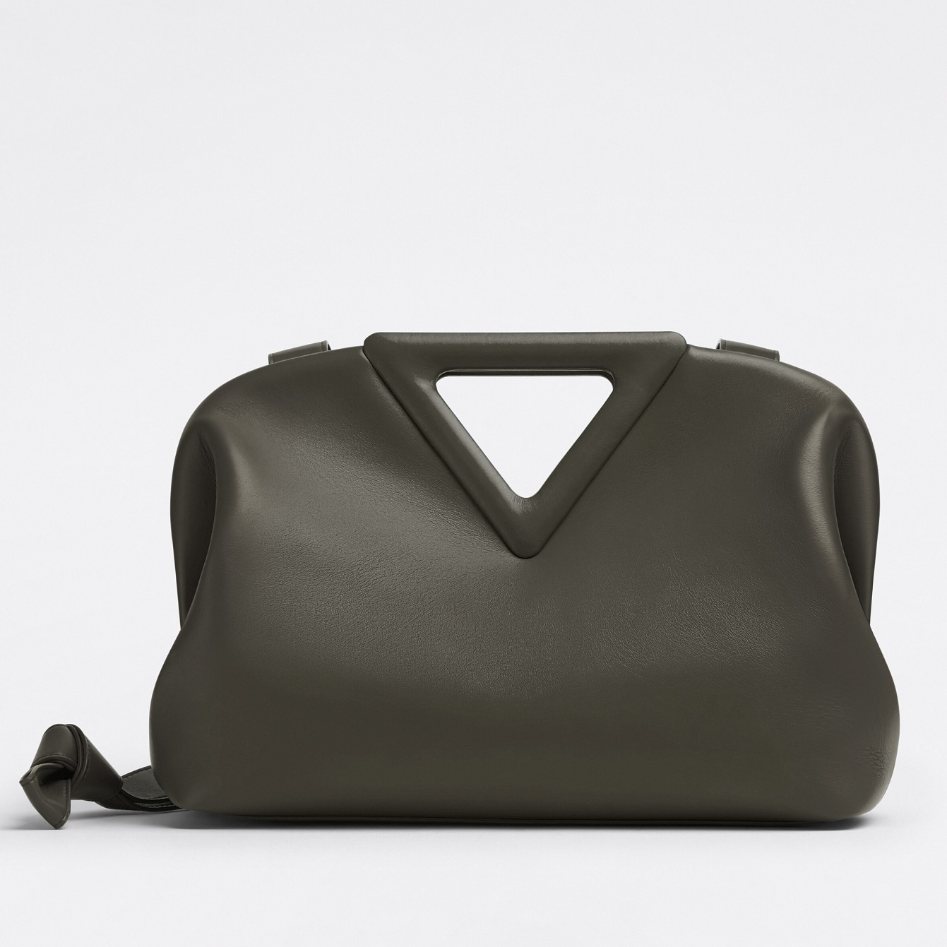 bo*te*ga Ve*ne*ta medium point top handle bag in camping leather
