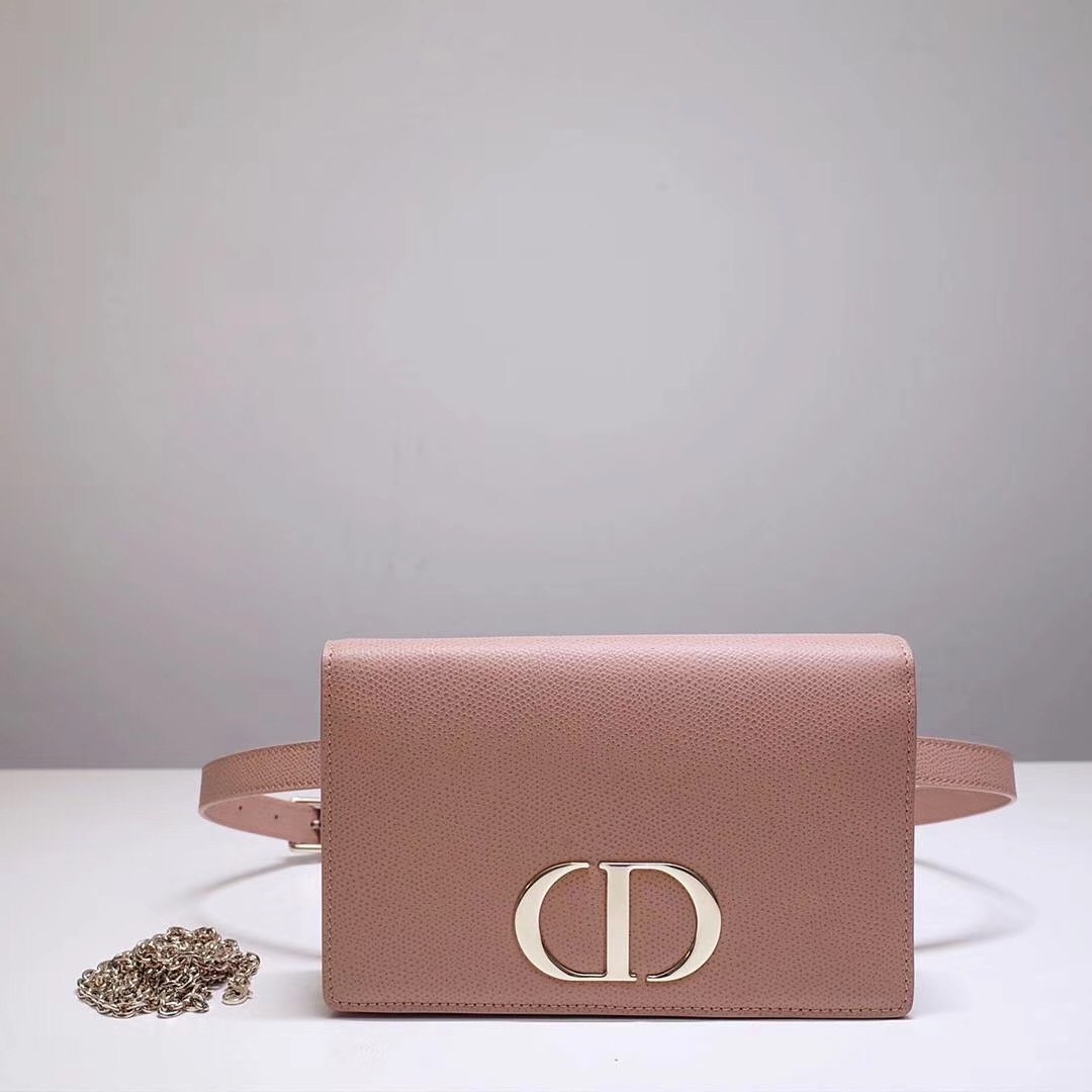 D*or 30 montaigne 2 in 1 belt bag in poudre calfskin