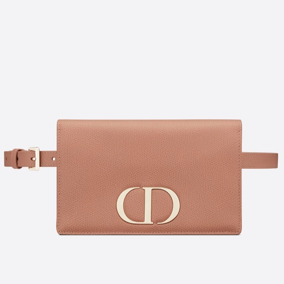 D*or 30 montaigne 2 in 1 belt bag in poudre calfskin