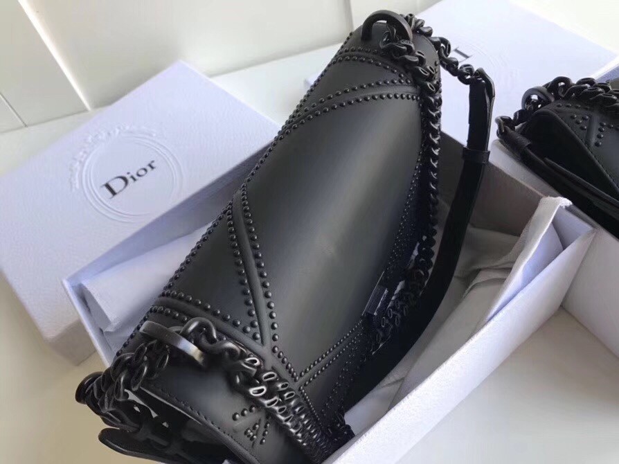 D*or studded D*orama ultra matt so black bag