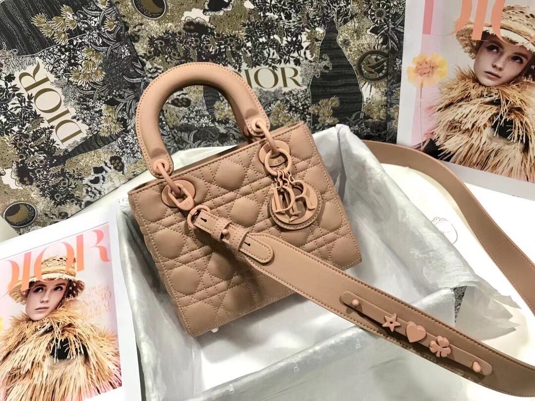 D*or lady D*or my abcD*or bag in blush ultramatte calfskin