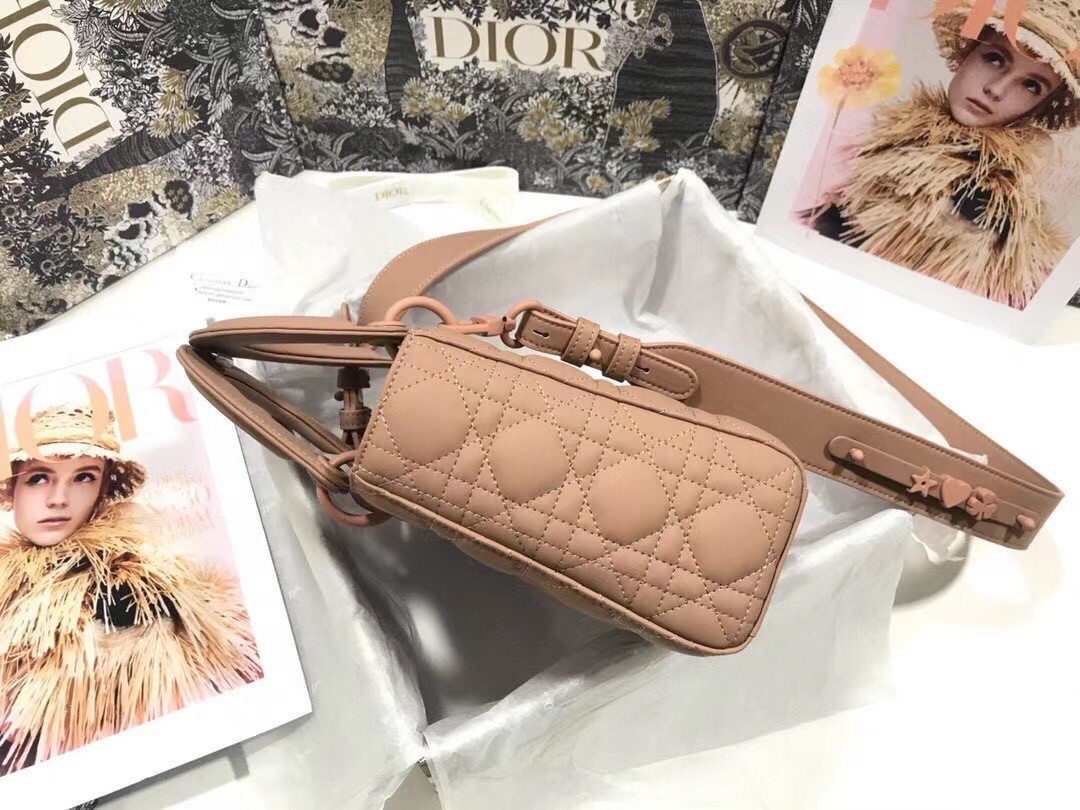 D*or lady D*or my abcD*or bag in blush ultramatte calfskin