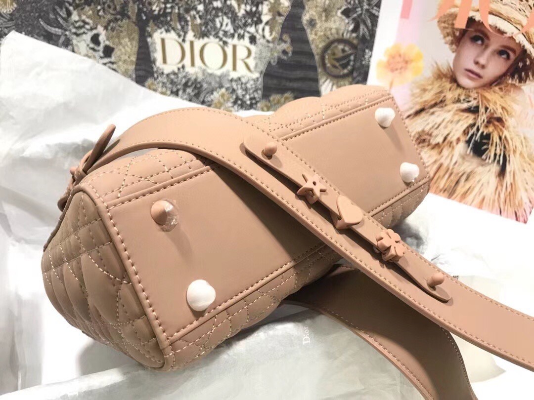 D*or lady D*or my abcD*or bag in blush ultramatte calfskin