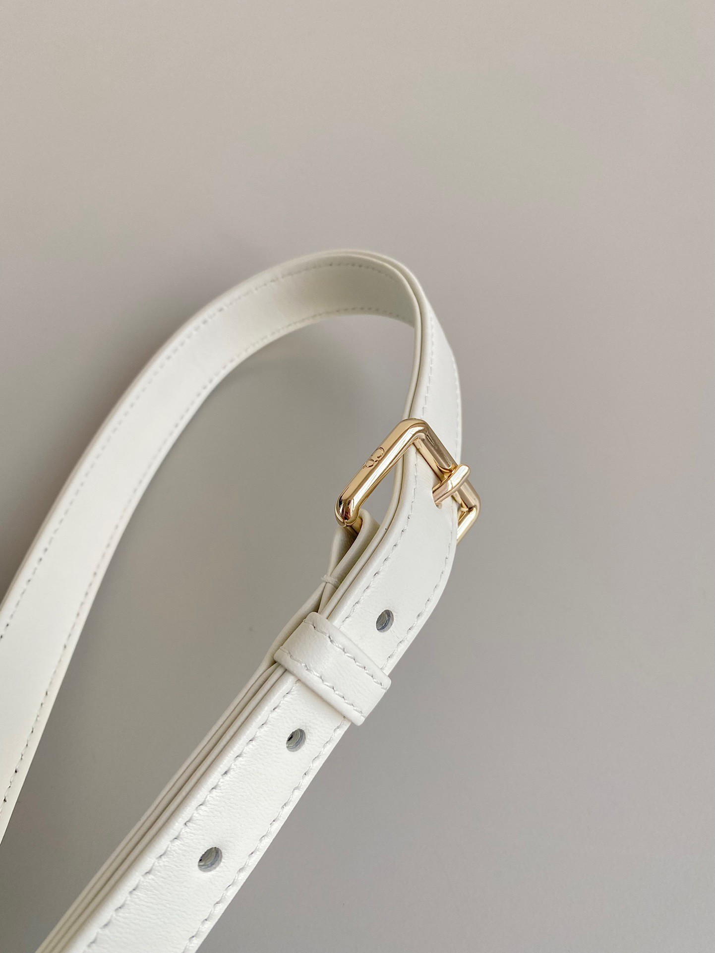 D*or lady d-joy small bag in white cannage lambskin