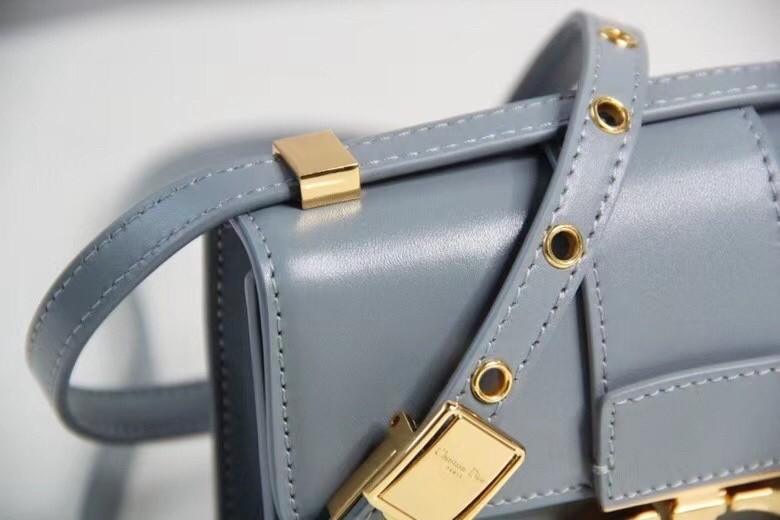D*or micro 30 montaigne bag in grey calfskin