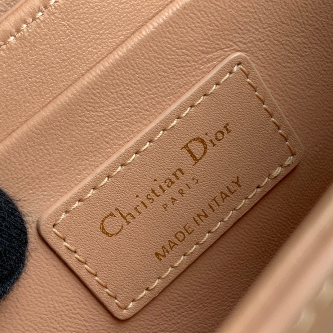 D*or 30 montaigne box bag in powder box calfskin