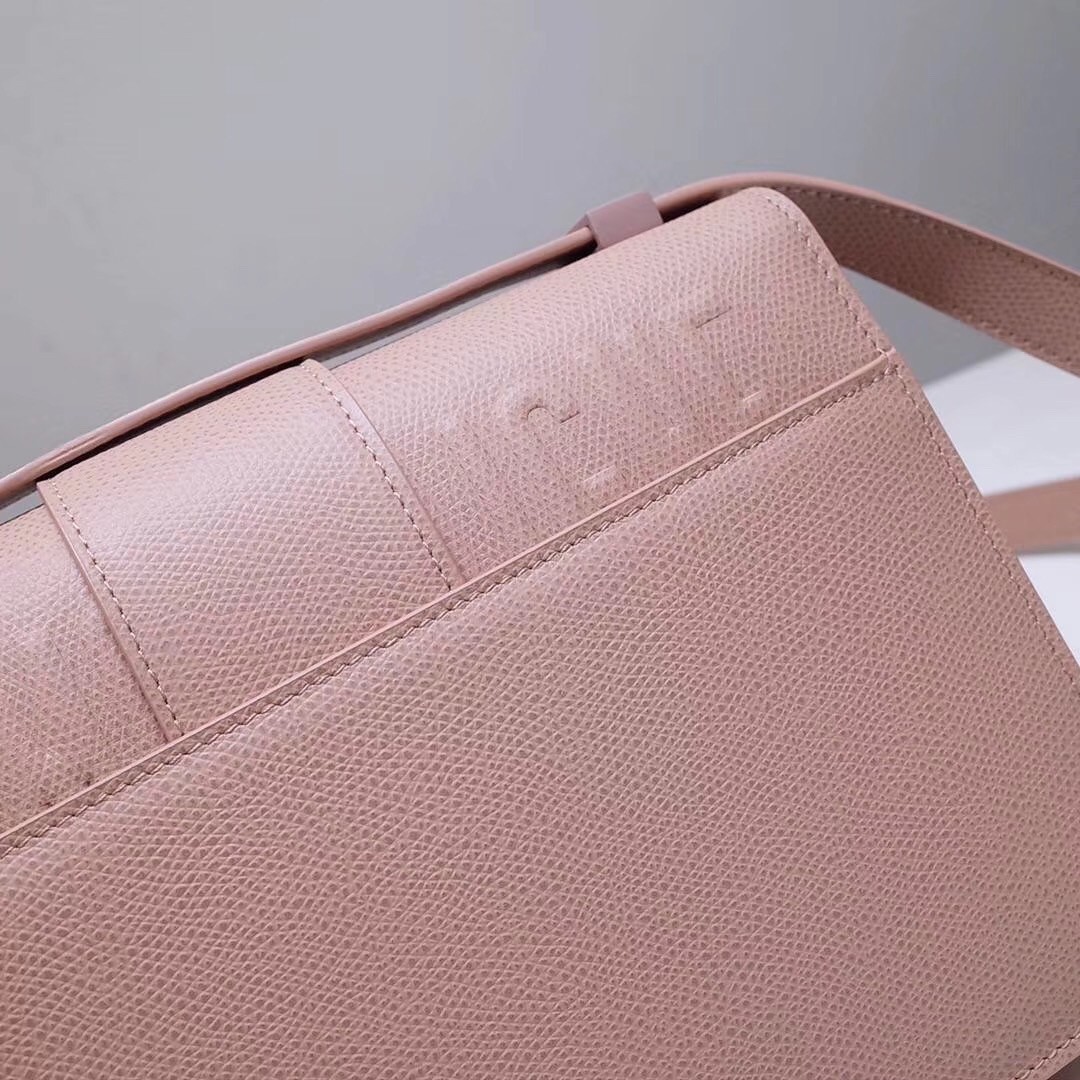 D*or 30 montaigne bag in blush matte grained calfskin