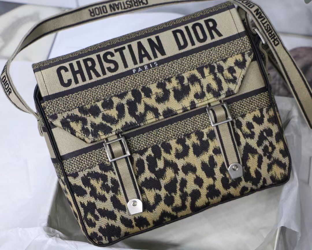 D*or D*orcamp bag in beige multicolor mizza embroidery