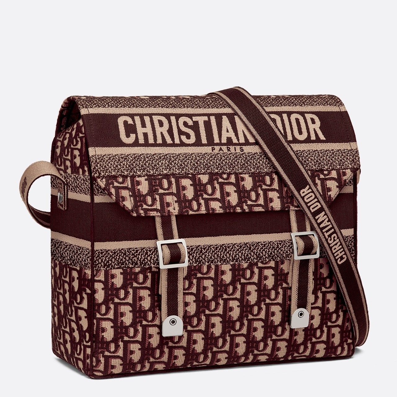 D*or bordeaux oblique D*orcamp messenger bag