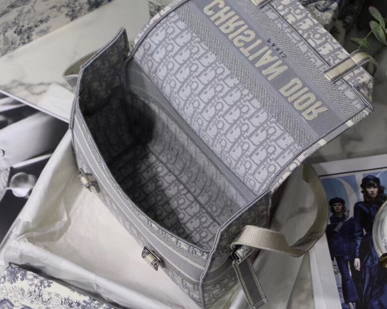 D*or D*orcamp messenger bag in grey oblique canvas