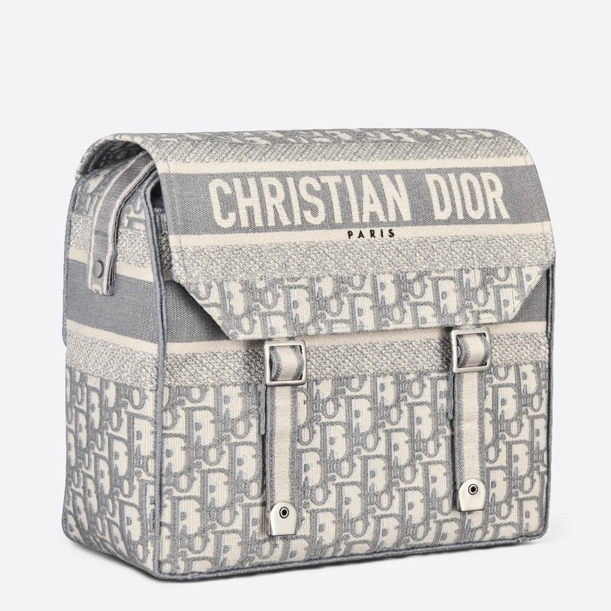 D*or D*orcamp messenger bag in grey oblique canvas