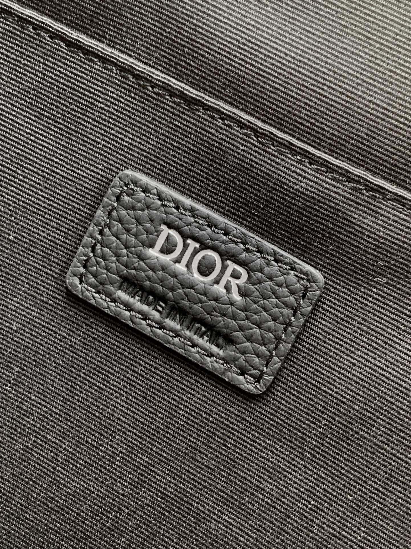 D*or hit the road backpack with flap in black gravity leather