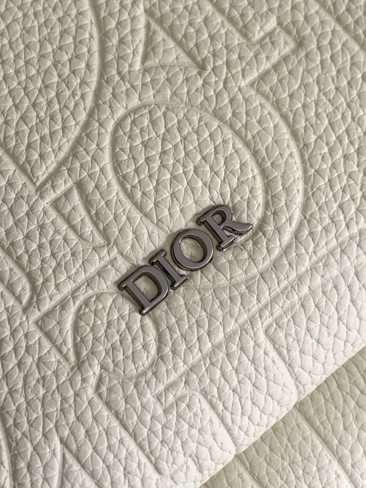 D*or rider 2.0 zipped backpack in beige gravity leather