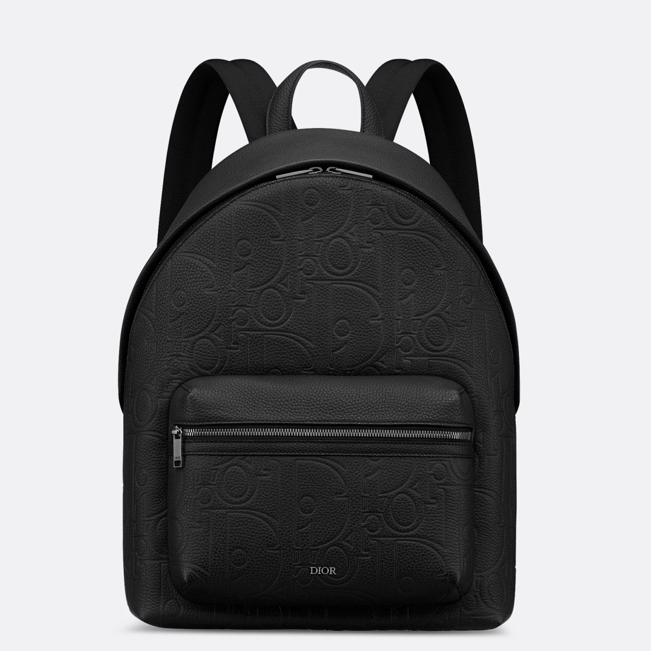 D*or rider 2.0 zipped backpack in black gravity leather