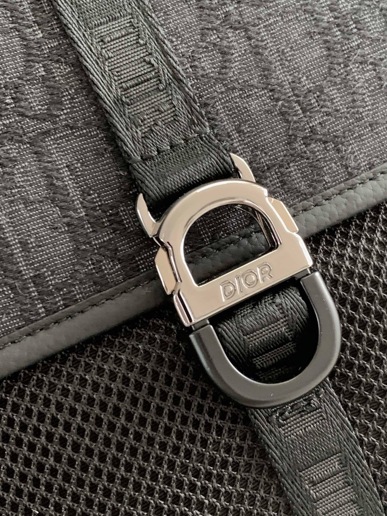 D*or 8 backpack in black D*or oblique jacquard