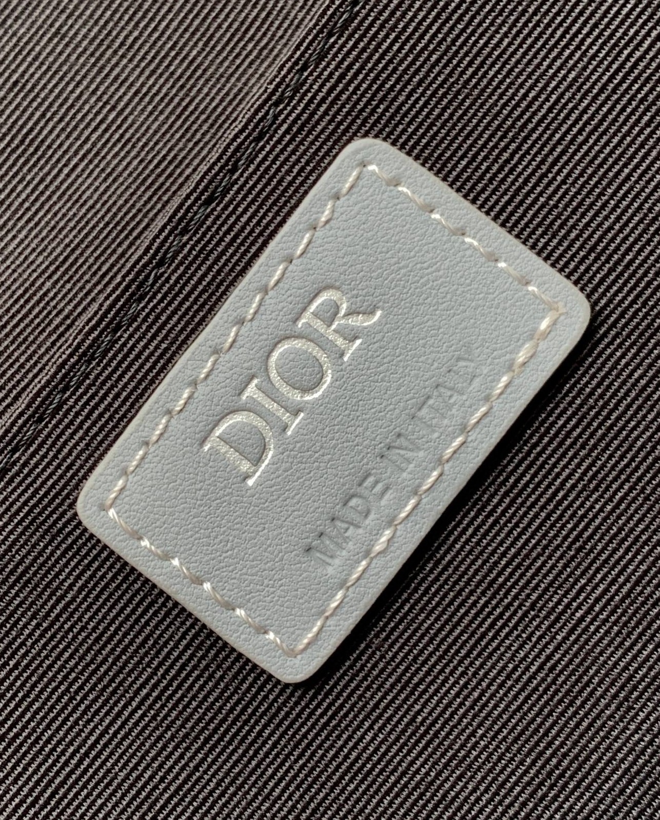D*or lingot briefcase in grey cd diamond canvas