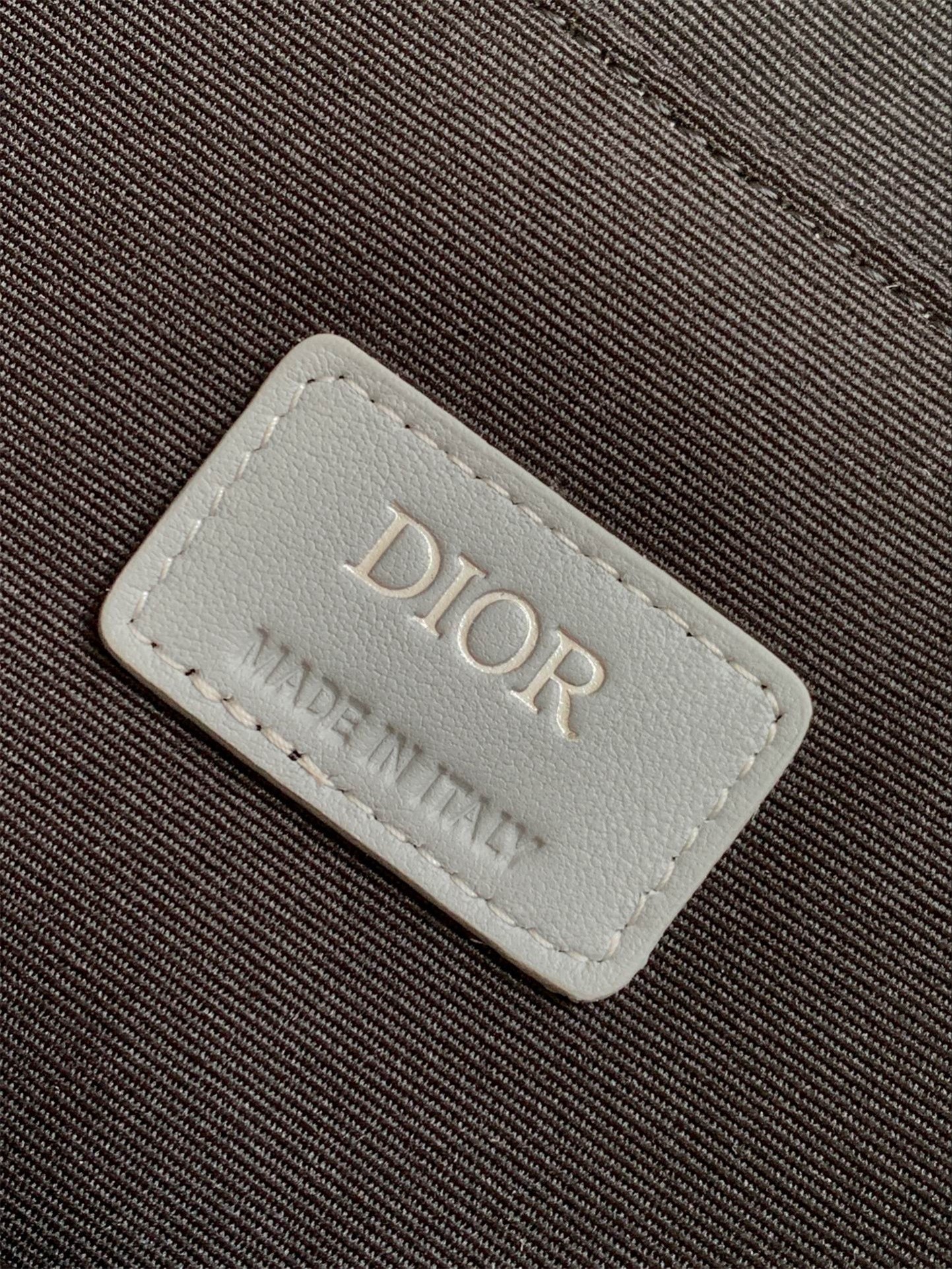 D*or safari tote bag in grey cd diamond canvas