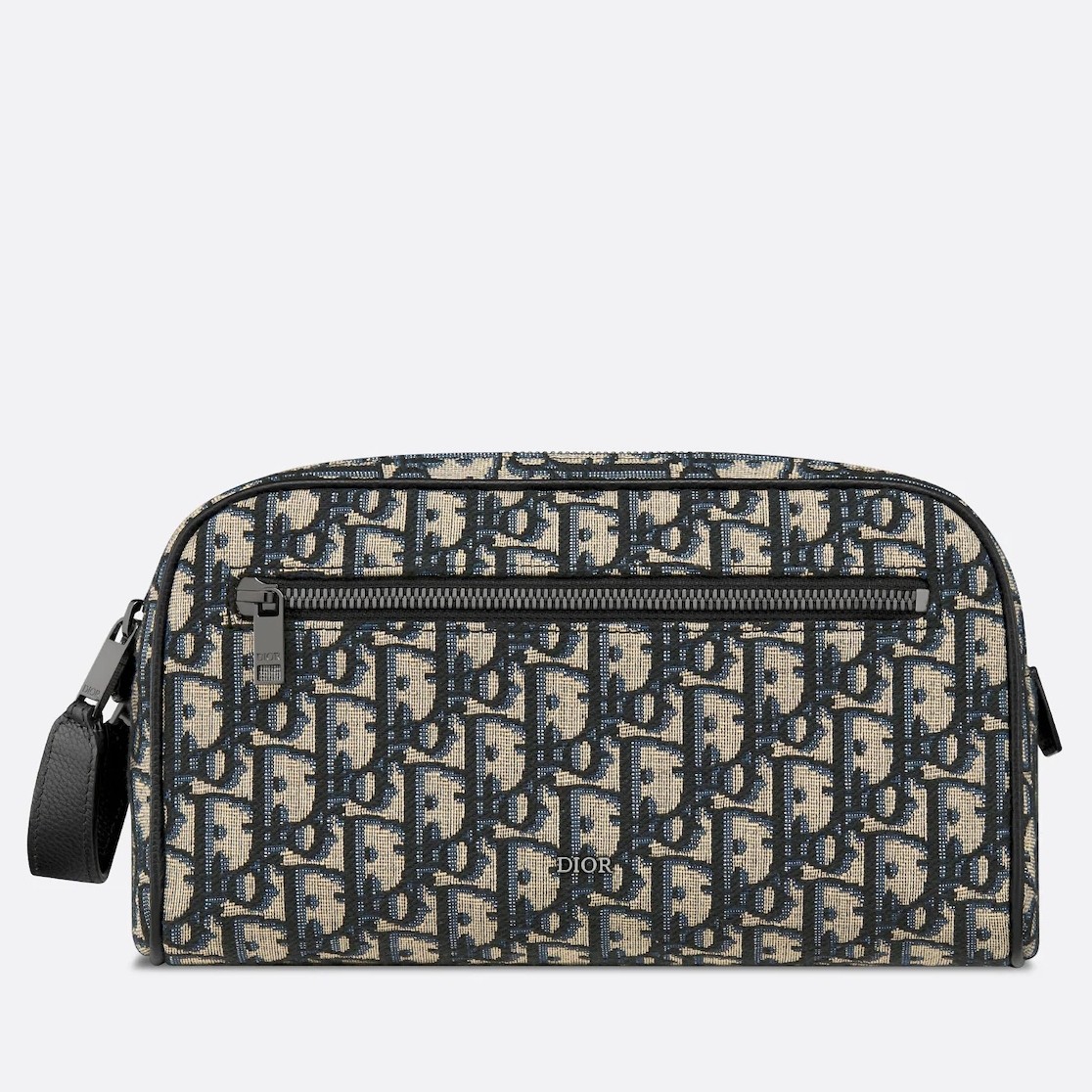 D*or toiletry bag in D*or beige oblique jacquard