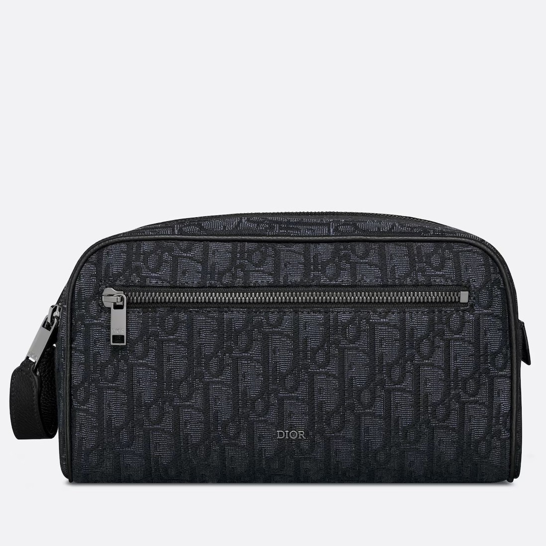 D*or toiletry bag in D*or black oblique jacquard