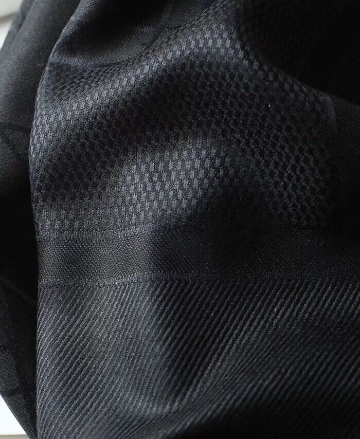 ch**an D*or black cannage shawl 140 cm
