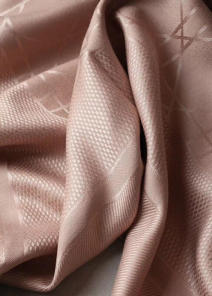 ch**an D*or light pink cannage shawl 140 cm