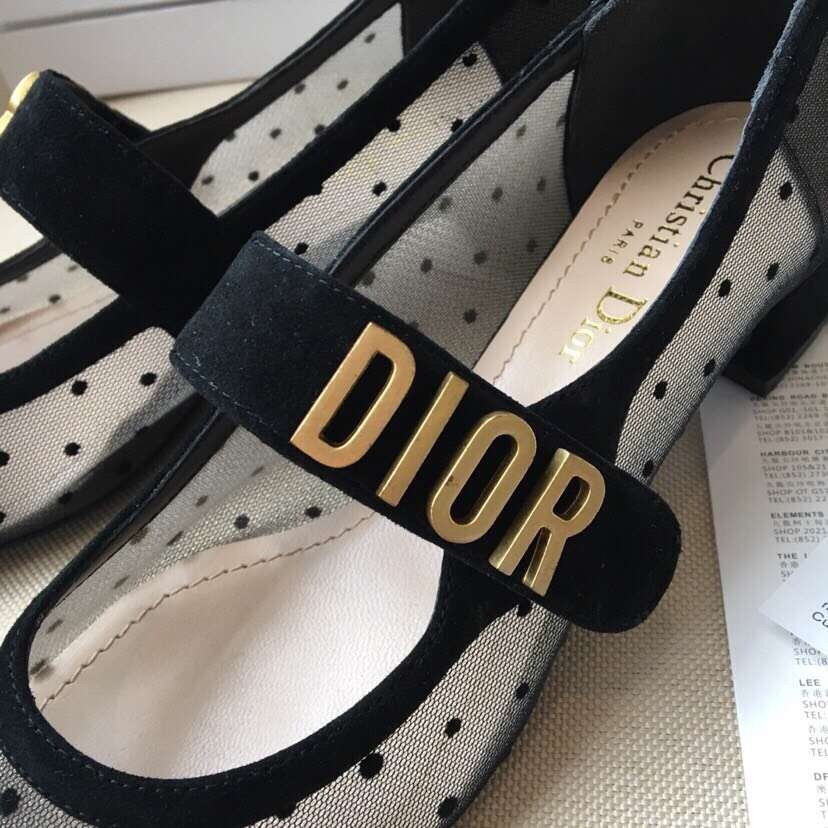 D*or baby-d ballet flats in black dotted swiss