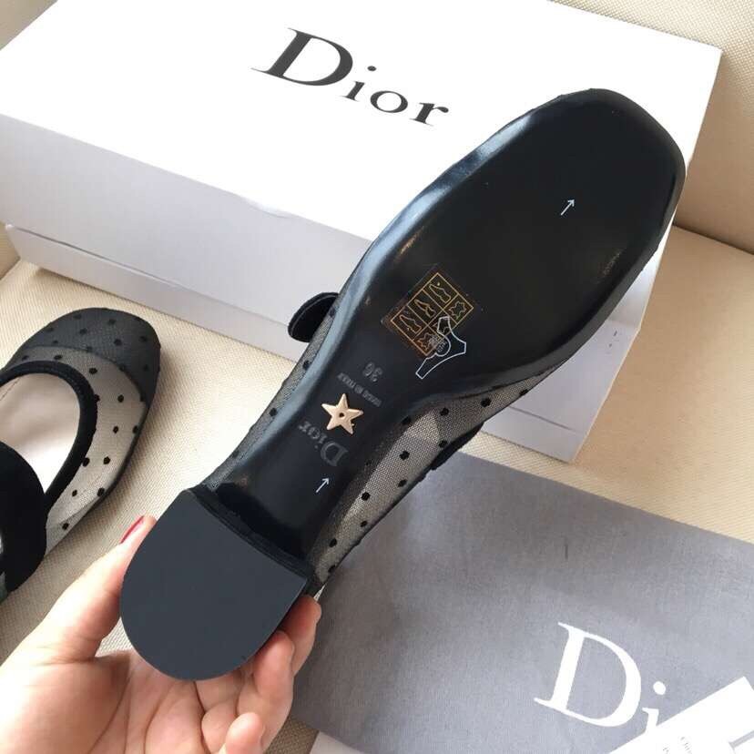 D*or baby-d ballet flats in black dotted swiss