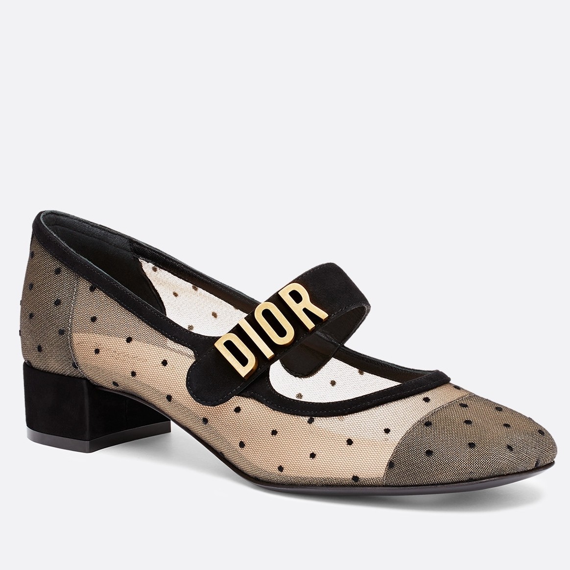 D*or baby-d ballet flats in black dotted swiss