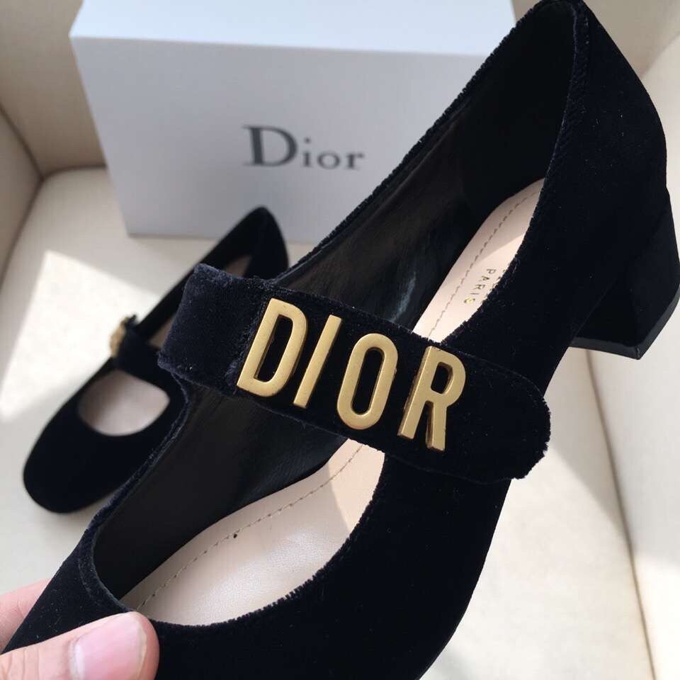 D*or baby-d ballet flats in black velvet