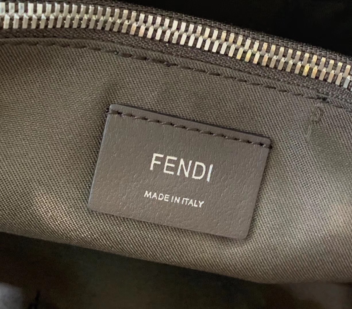 F**di tan by the way medium bag with ff handles