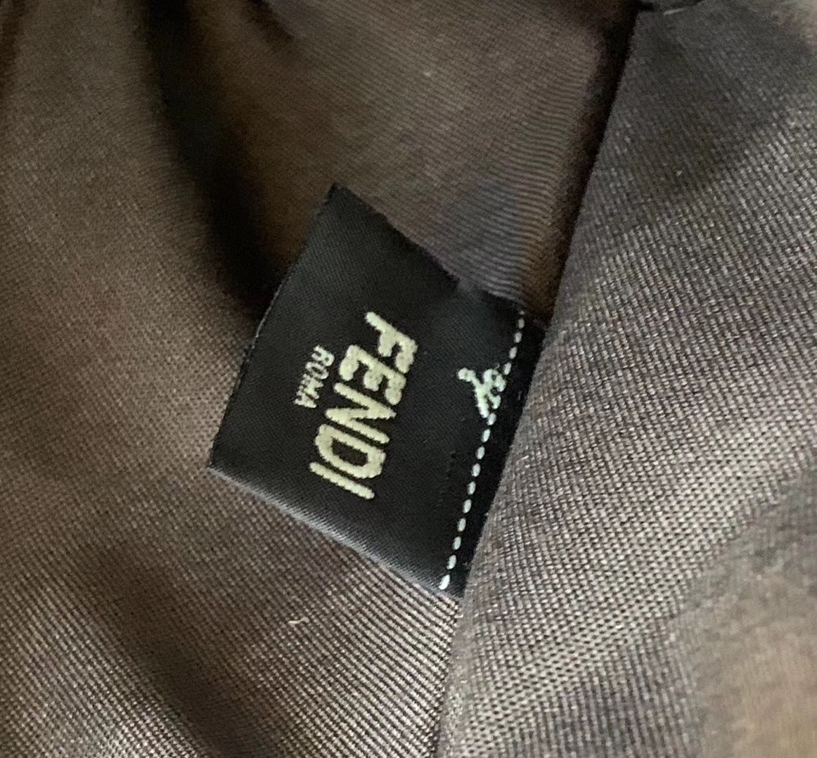 F**di tan by the way medium bag with ff handles