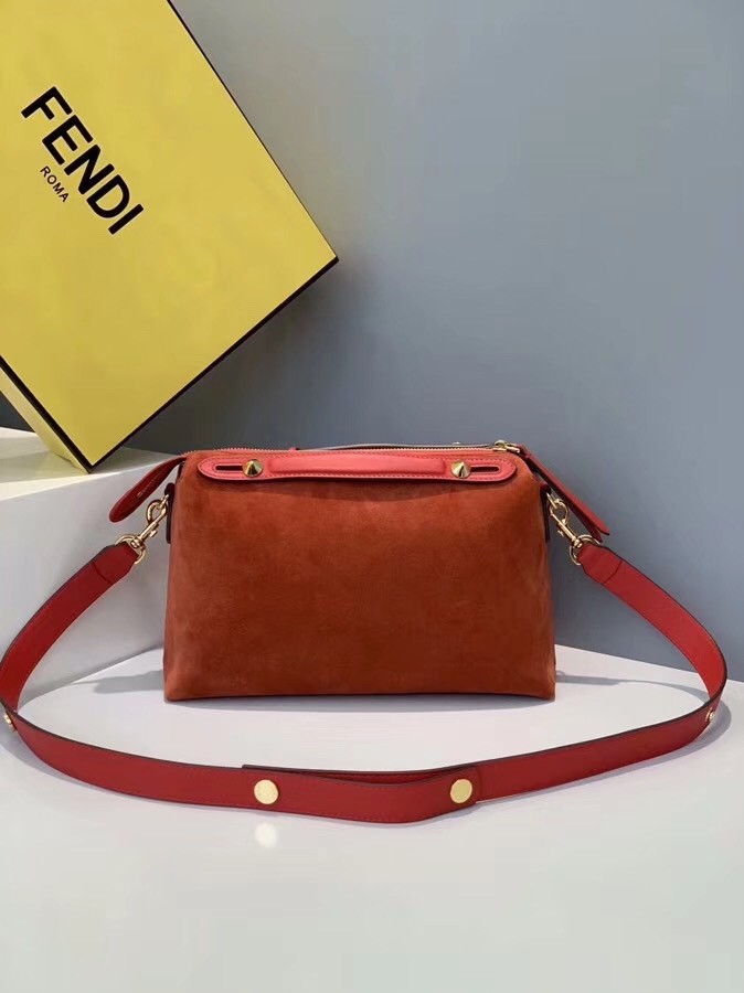 F**di by the way medium bag in piment suede