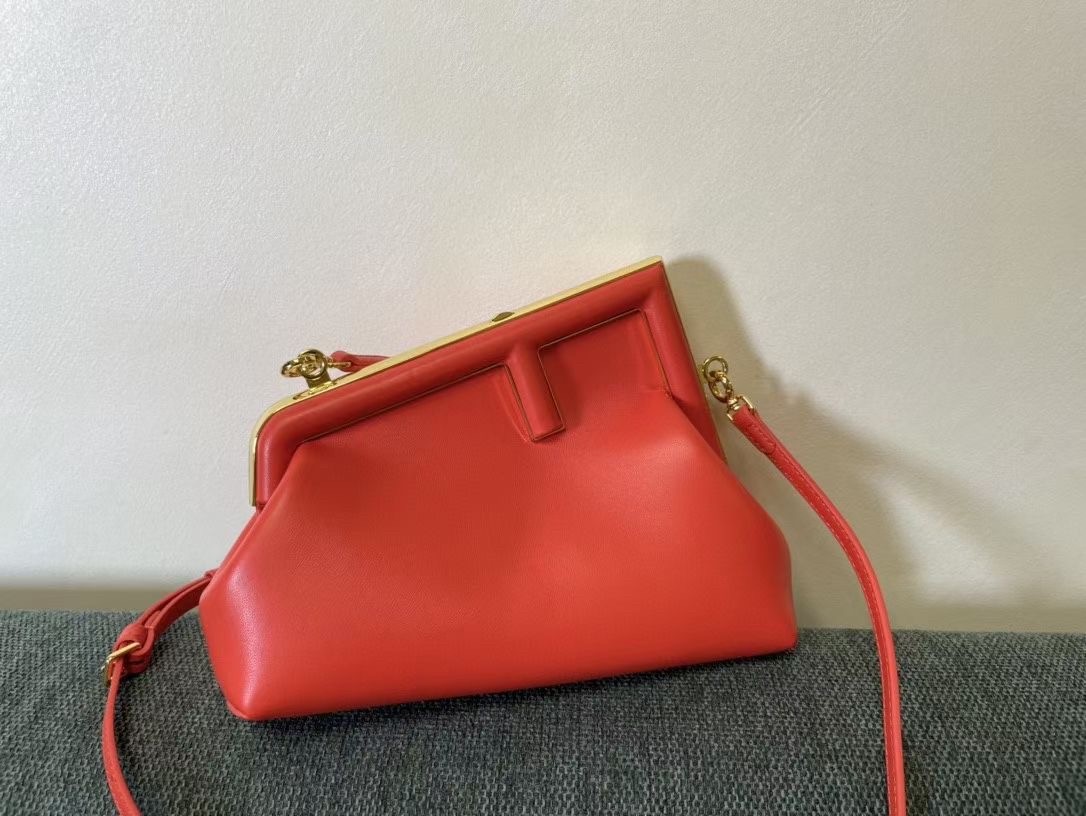 F**di small first bag in piment nappa leather