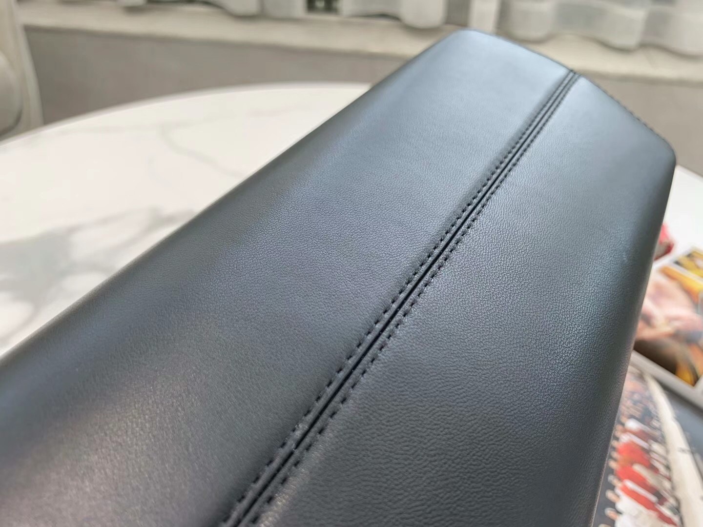 F**di medium first bag in black nappa leather