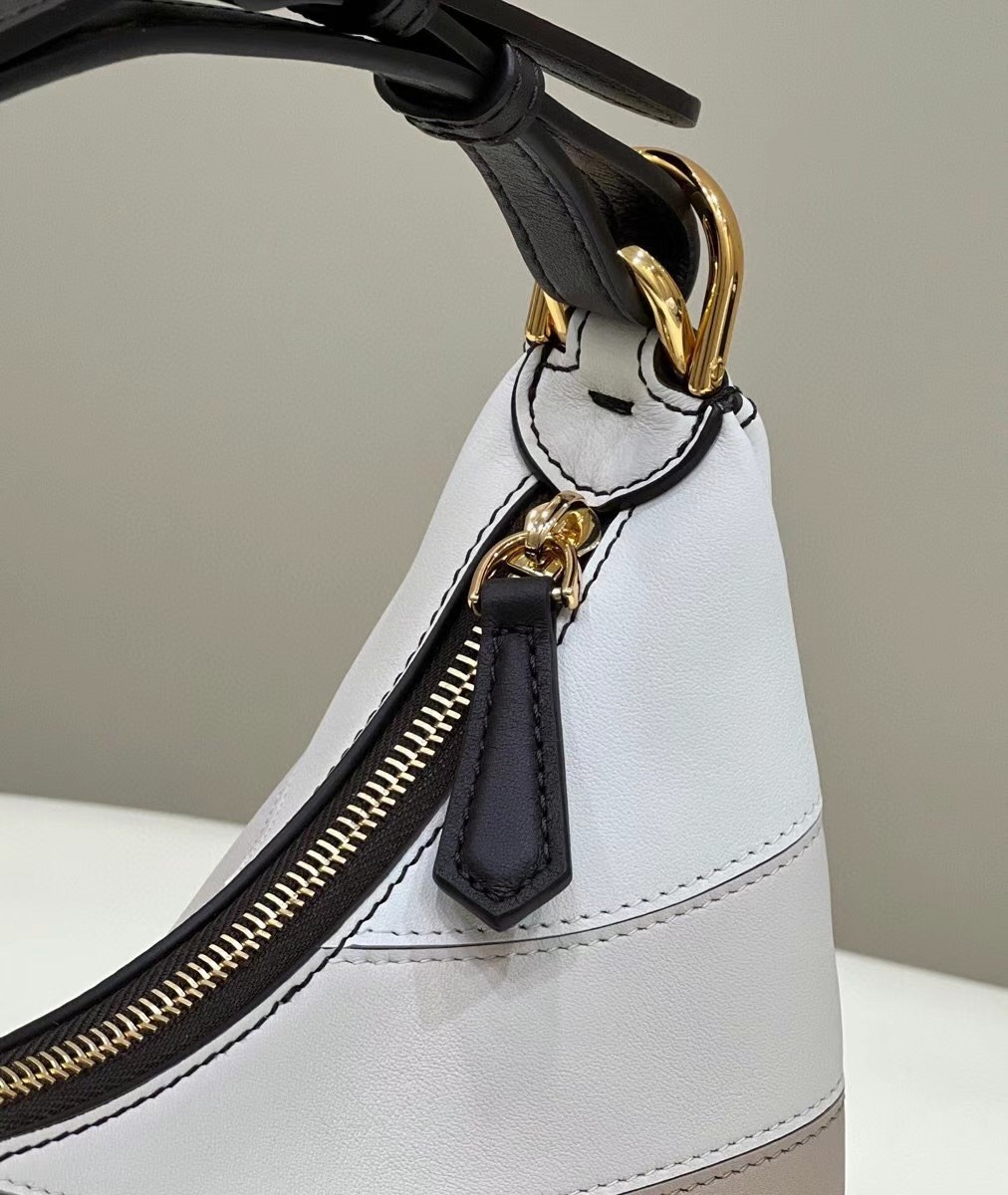 F**di F**digraphy small hobo bag in inlaying leather