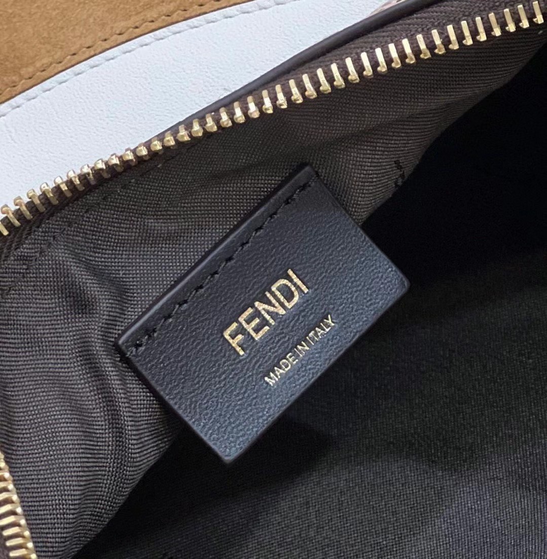 F**di F**digraphy small hobo bag in inlaying leather