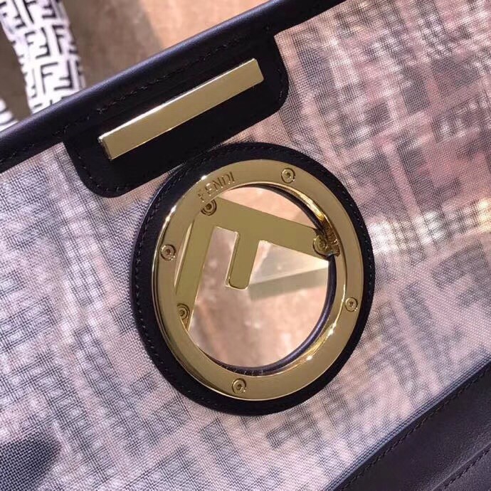F**di kan i f shoulder bag in tech mesh