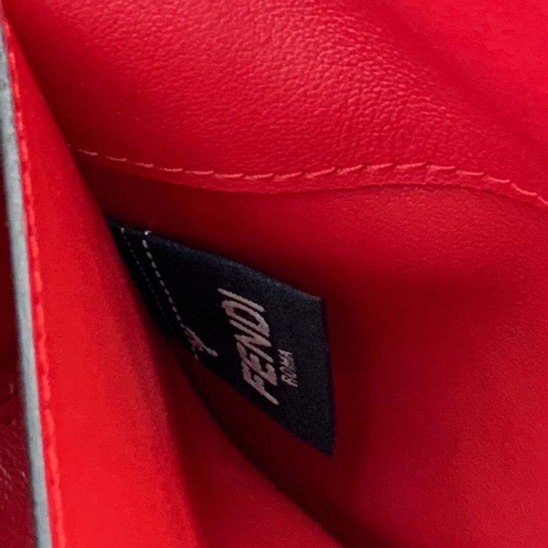 F**di kan u bag in black calfskin