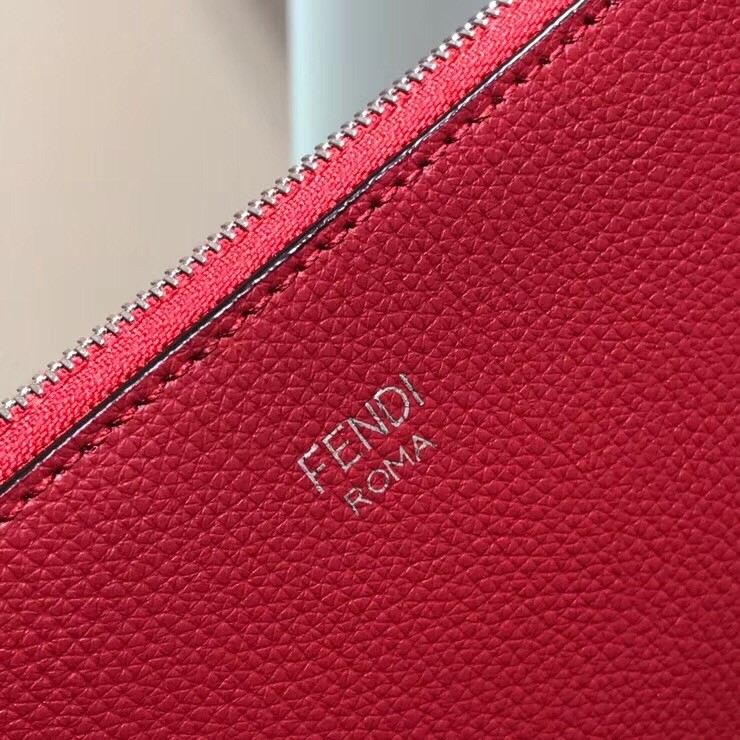F**di cherry kan i f logo shopper bag