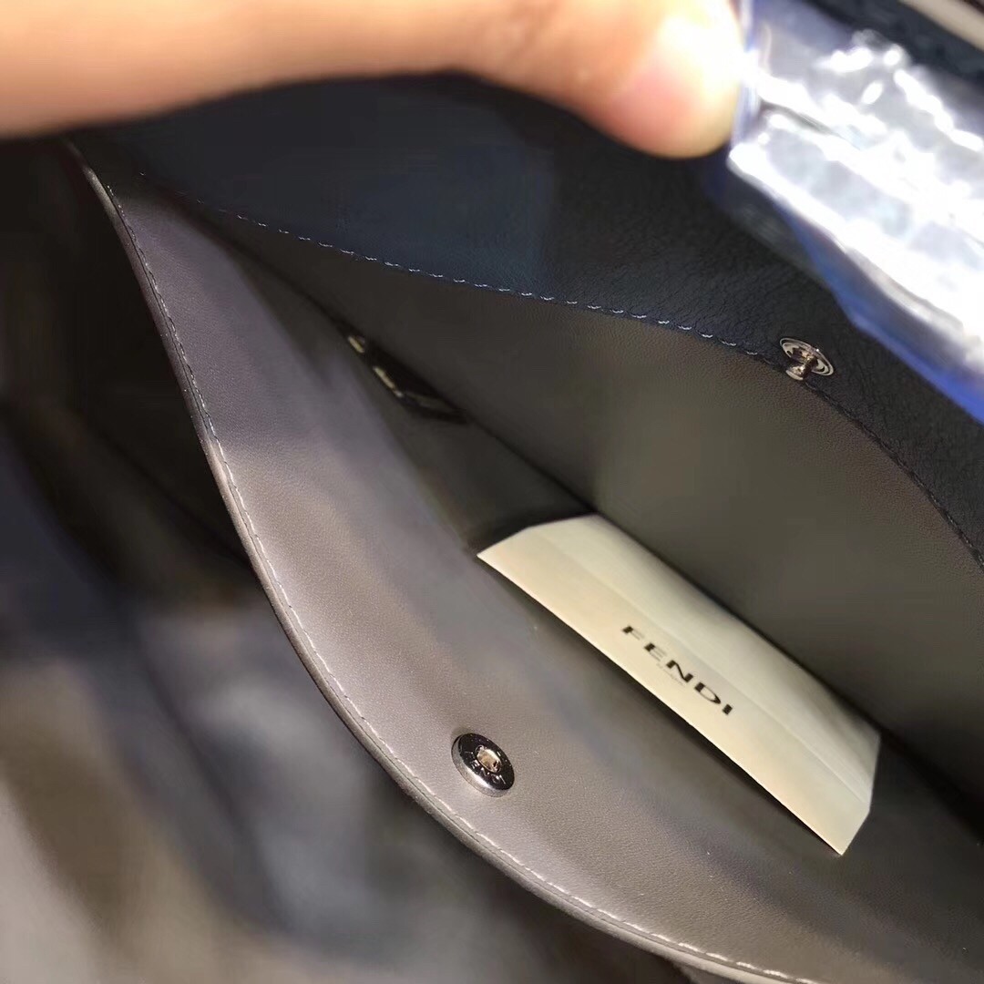 F**di white peekaboo x lite large bag