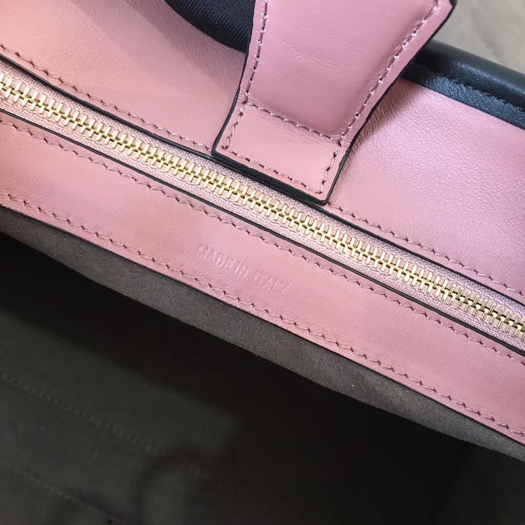 F**di small runaway bag in pink calfskin leather