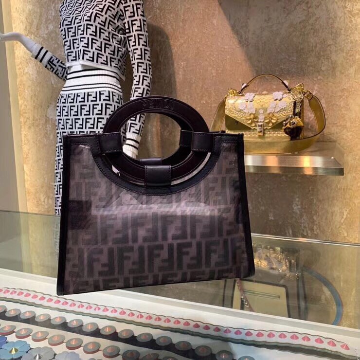 F**di small mesh runaway shopper bag